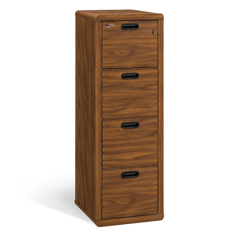 FireKing Turtle Contour Designer Series - Fire Rated File Cabinet, 1-Hour UL, Letter/Legal Filing, 2 or 4 Drawers - Multiple Colors