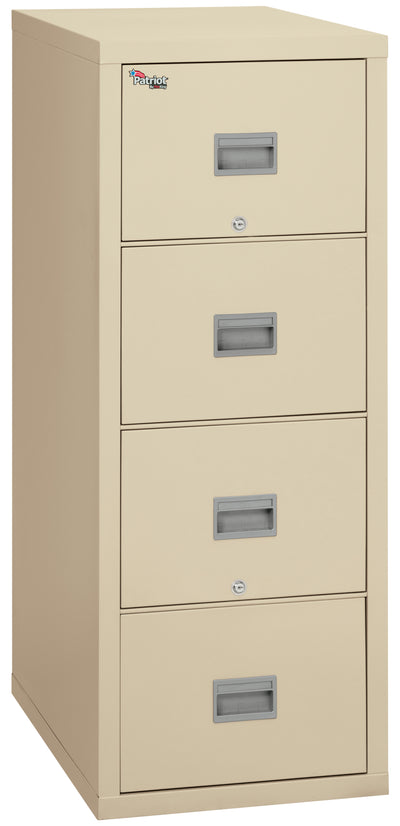 FireKing Patriot Series - 1-Hour Fire Rated Vertical File Cabinet - 2 or 4 Drawers - 2 Colors