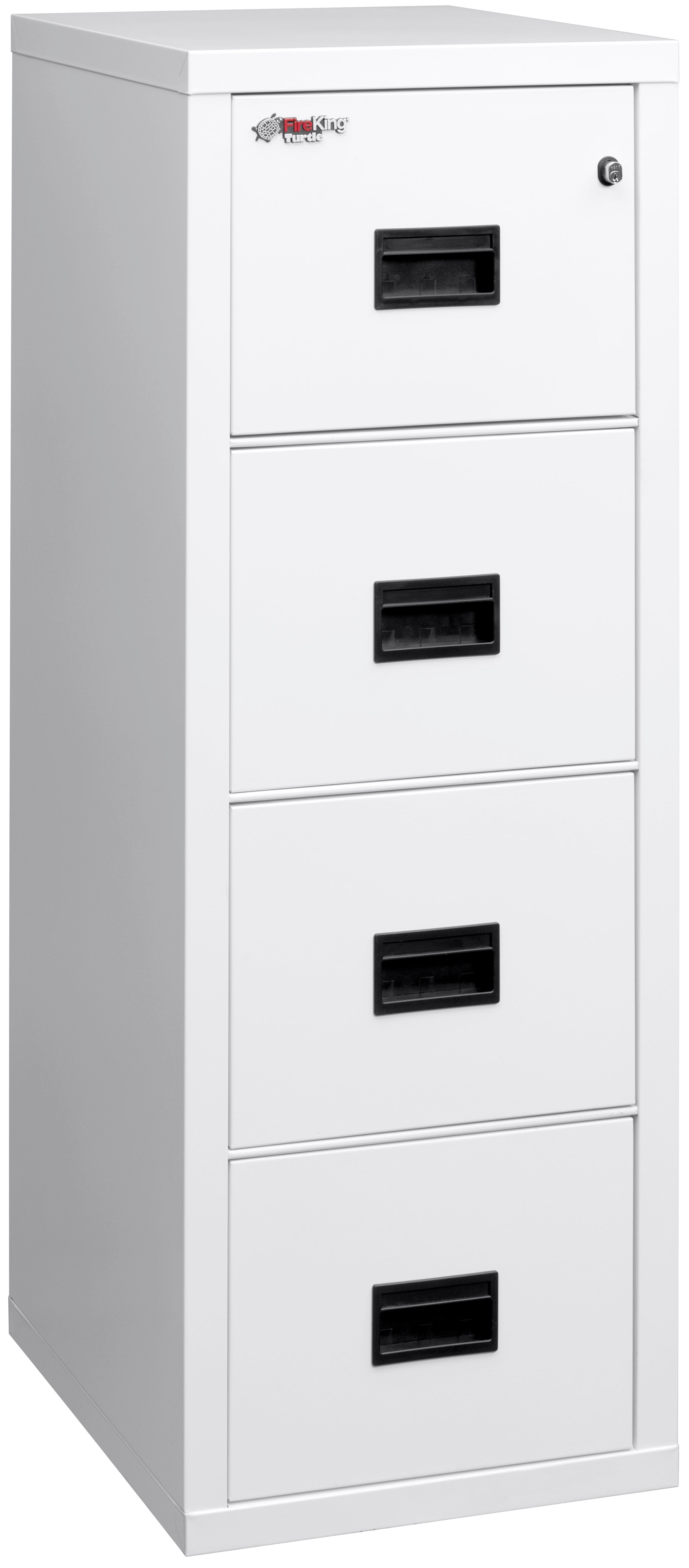 FireKing Turtle Series - Space Saving Vertical File Cabinet - 1-Hour Fire Rated - 2 or 4 Drawers - Multiple Colors