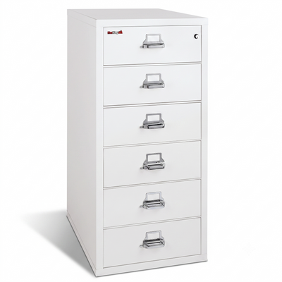 FireKing 1-Hour Fire Rated Card, Check, & Note File Cabinet - 4 or 6 Drawers - 11 Colors