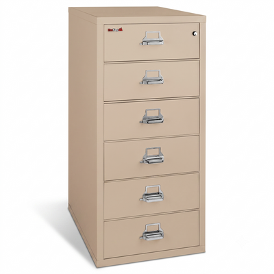 FireKing 1-Hour Fire Rated Card, Check, & Note File Cabinet - 4 or 6 Drawers - 11 Colors