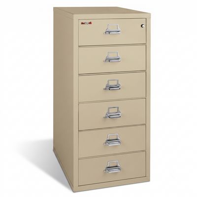 FireKing 1-Hour Fire Rated Card, Check, & Note File Cabinet - 4 or 6 Drawers - 11 Colors
