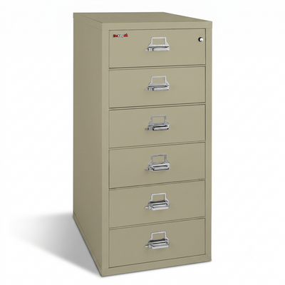 FireKing 1-Hour Fire Rated Card, Check, & Note File Cabinet - 4 or 6 Drawers - 11 Colors