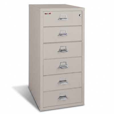 FireKing 1-Hour Fire Rated Card, Check, & Note File Cabinet - 4 or 6 Drawers - 11 Colors