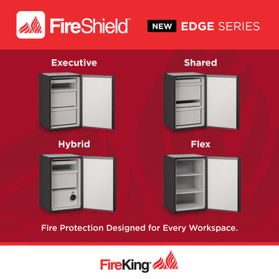 FireShield™ Edge Series Fire-Rated Storage Cabinet - 1 Hour Fire-Rated - Executive, Shared, Hybrid, or Flex Configurations