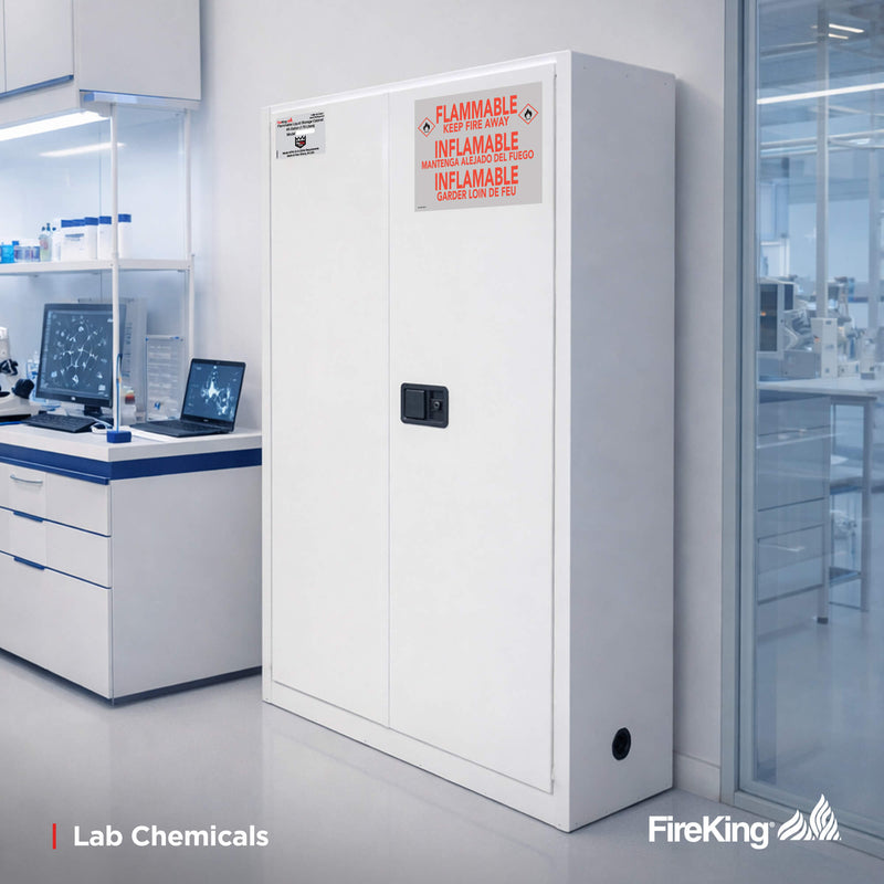FireKing Flammable Safety Cabinets - 30, 45, & 60 Gallon Sizes - Multiple Colors - UL/ULC, OSHA, NFPA, and ANSI Compliant
