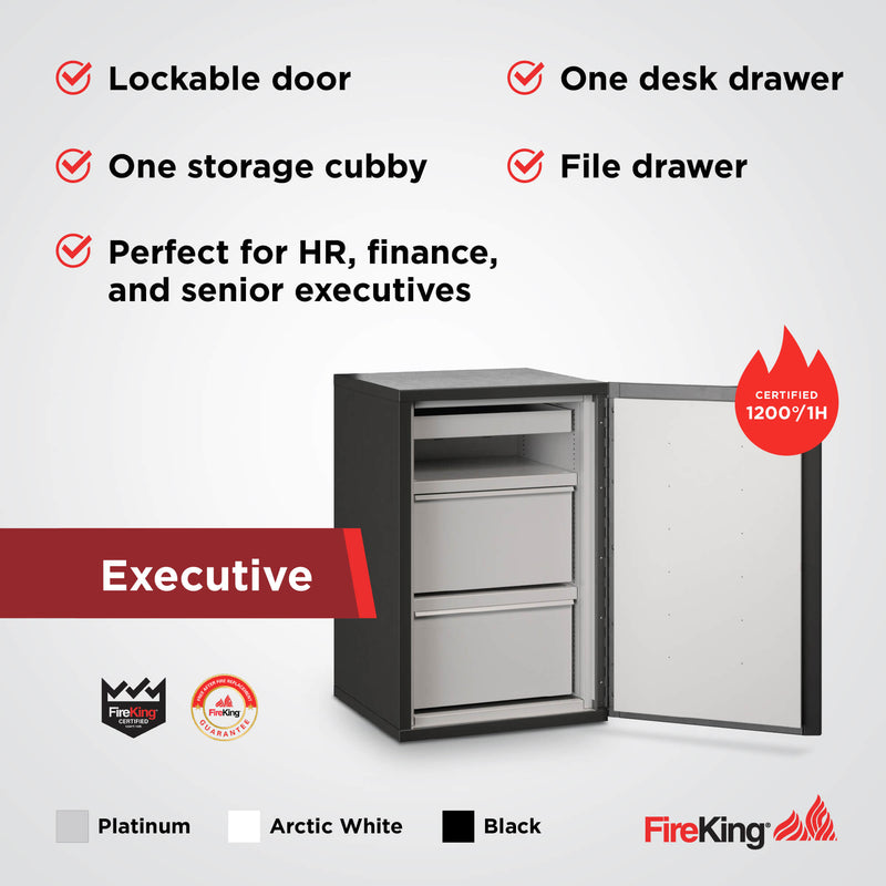 FireShield™ Edge Series Fire-Rated Storage Cabinet - 1 Hour Fire-Rated - Executive, Shared, Hybrid, or Flex Configurations