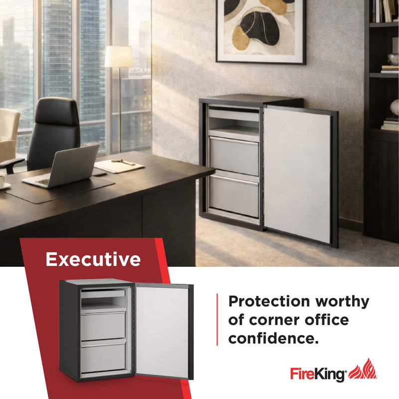 FireShield™ Edge Series Fire-Rated Storage Cabinet - 1 Hour Fire-Rated - Executive, Shared, Hybrid, or Flex Configurations