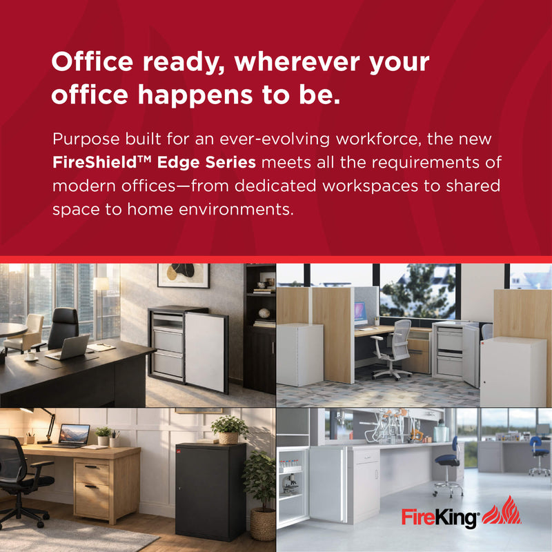 FireShield™ Edge Series Fire-Rated Storage Cabinet - 1 Hour Fire-Rated - Executive, Shared, Hybrid, or Flex Configurations