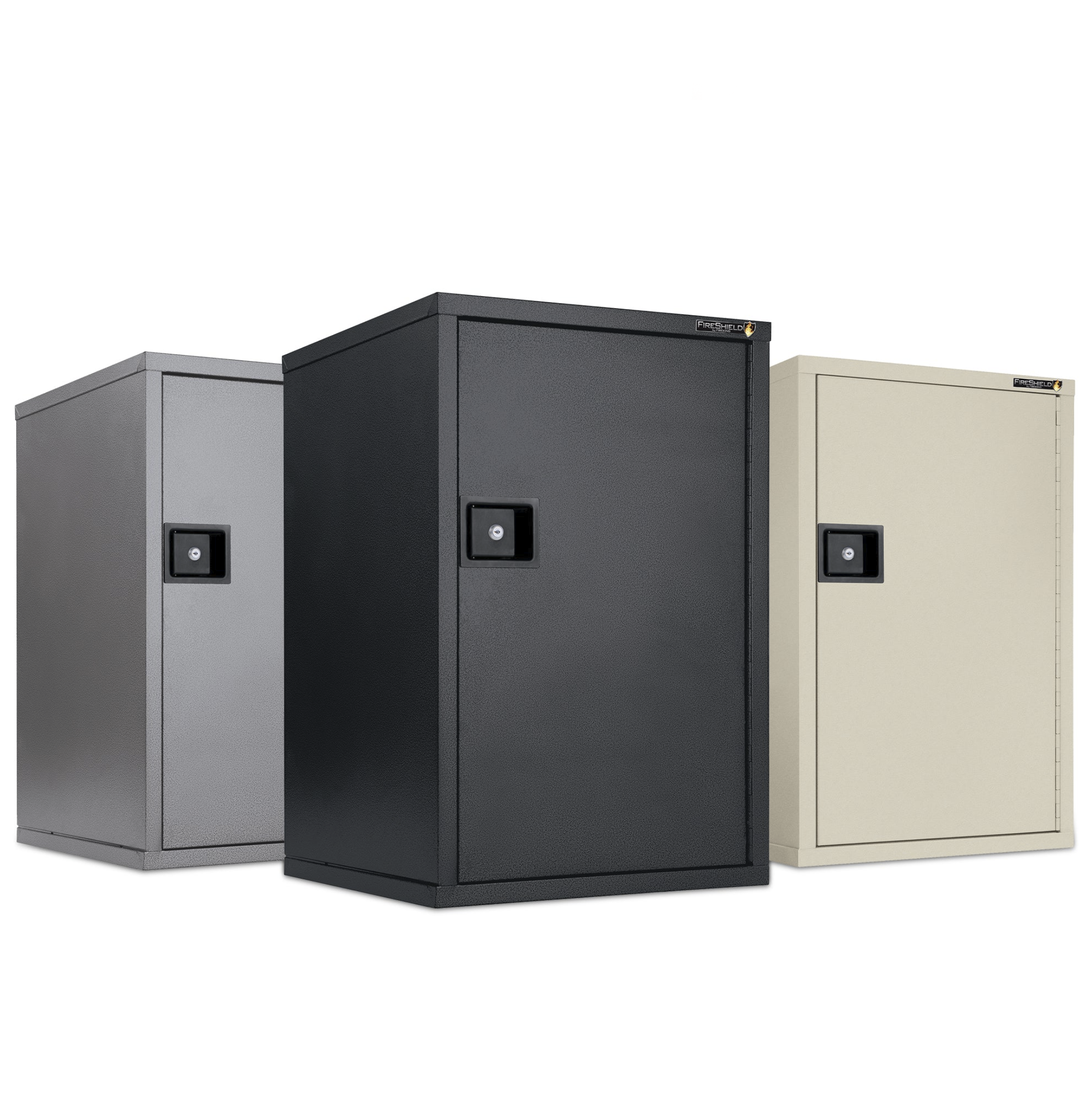 FireKing FireShield HSC-3422 Storage Cabinet with 2 Adjustable Shelves - 1-Hour Fire Rating - 3 Colors