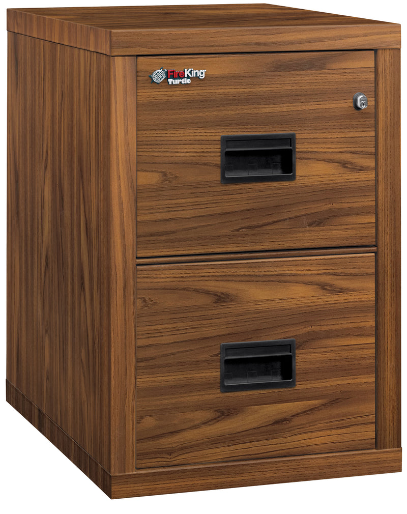 FireKing Turtle Designer Series - Space Saving Vertical File Cabinet - 1-Hour Fire Rated - 2 or 4 Drawers - 4 Colors