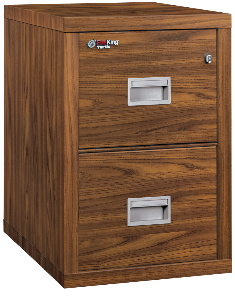 FireKing Turtle Series - Space Saving Vertical File Cabinet - 1-Hour Fire Rated - 2 or 4 Drawers - Multiple Colors