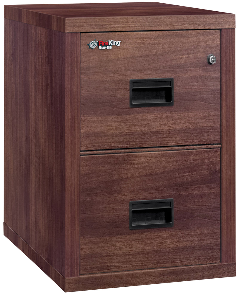 FireKing Turtle Designer Series - Space Saving Vertical File Cabinet - 1-Hour Fire Rated - 2 or 4 Drawers - 4 Colors