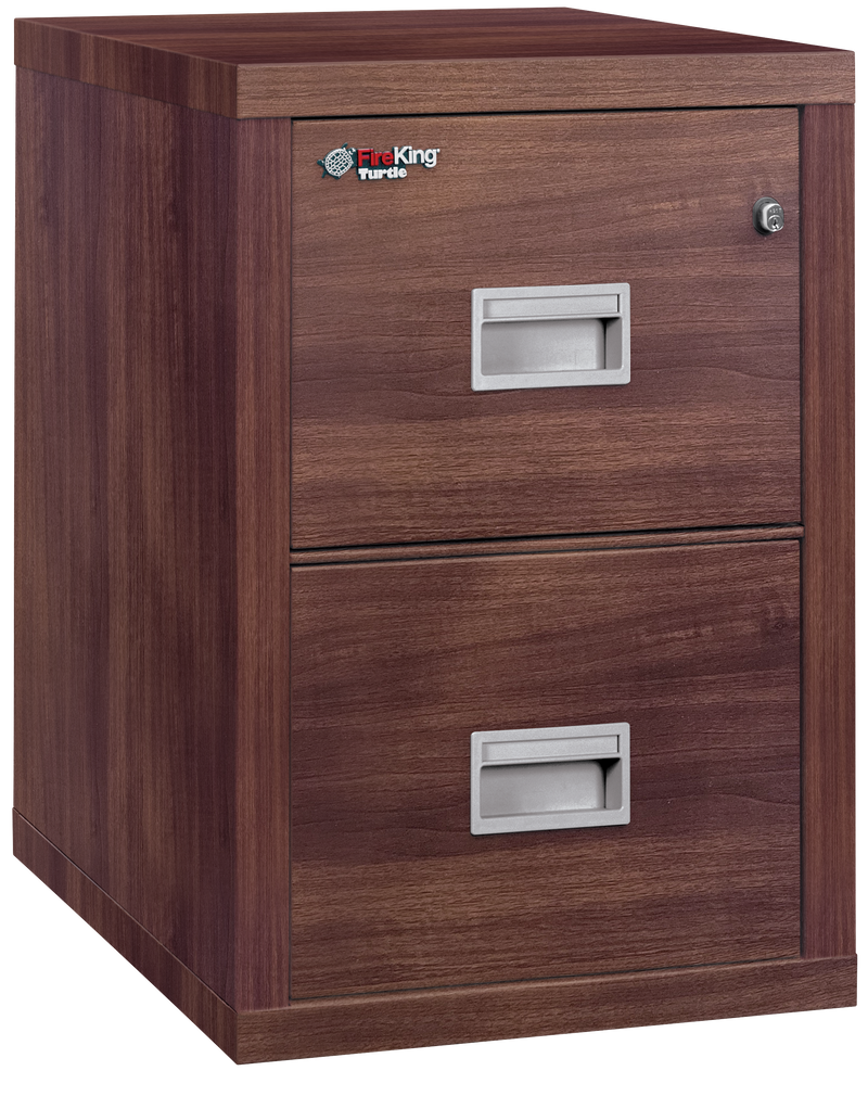 FireKing Turtle Series - Space Saving Vertical File Cabinet - 1-Hour Fire Rated - 2 or 4 Drawers - Multiple Colors