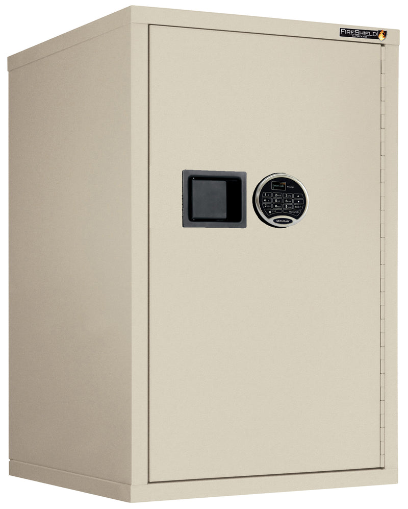 FireKing FireShield HSC-3422 Storage Cabinet with 2 Adjustable Shelves - 1-Hour Fire Rating - 3 Colors
