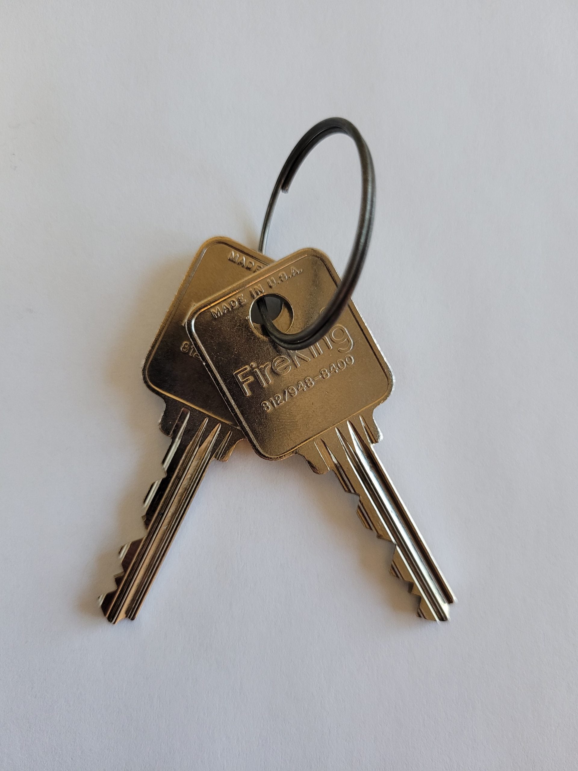 Fire Engine Keys FireKing Key Replacement (Lock Not Included)