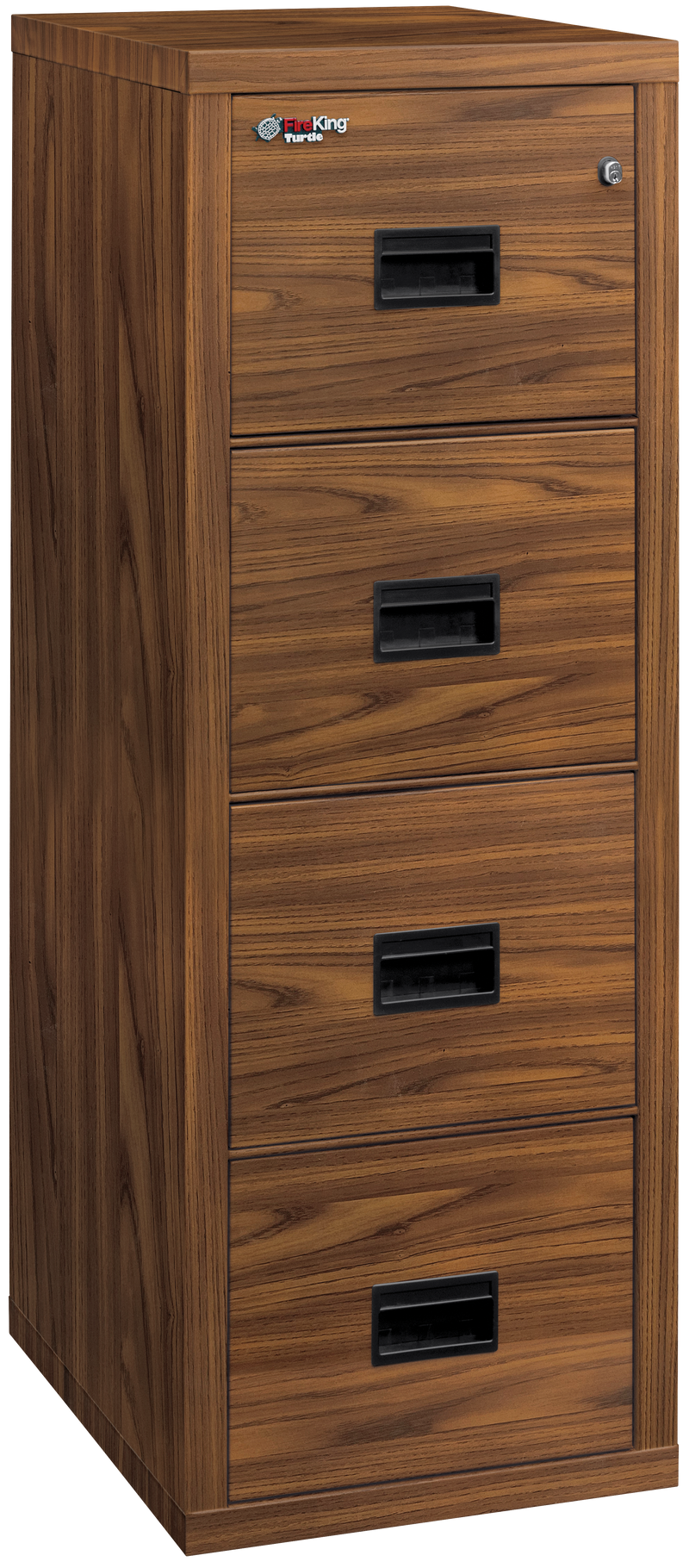 FireKing Turtle Designer Series - Space Saving Vertical File Cabinet - 1-Hour Fire Rated - 2 or 4 Drawers - 4 Colors