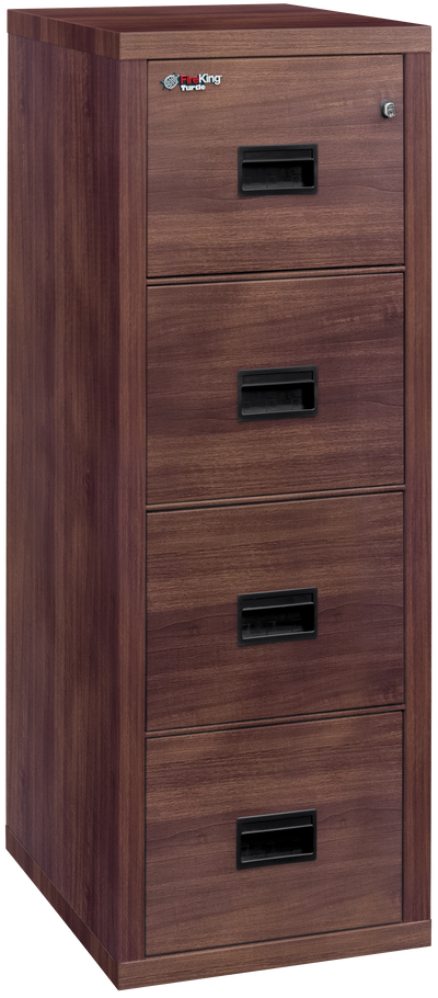 FireKing Turtle Series - Space Saving Vertical File Cabinet - 1-Hour Fire Rated - 2 or 4 Drawers - Multiple Colors