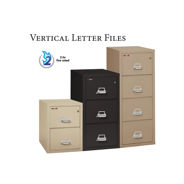 2-Hour Vertical Letter File Cabinet - Spec Sheet